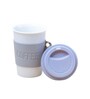 White & Grey 350 Ml Ceramic 1 pcs Tumbler