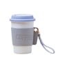 White & Grey 350 Ml Ceramic 1 pcs Tumbler