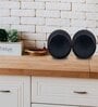 Black Melamine (Set of 6) Quarter Plate