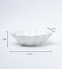 White  Ceramic Set of 3 Serving Bowls