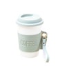 White & Green 350 Ml Ceramic 1 pcs Tumbler