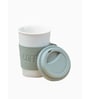 White & Green 350 Ml Ceramic 1 pcs Tumbler