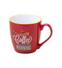 Red 400 Ml Ceramic 1 Pcs Coffee mug