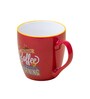 Red 400 Ml Ceramic 1 Pcs Coffee mug