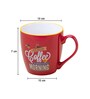 Red 400 Ml Ceramic 1 Pcs Coffee mug