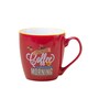 Red 400 Ml Ceramic 1 Pcs Coffee mug