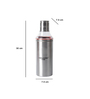 Silver Stainless Steel 1 Ltr  (Set of 2) Oil Dispenser