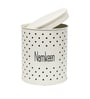 Ivory Galvanised Iron 1400ml Cookie & Namkeen Jar Containers