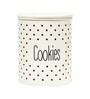 Ivory Galvanised Iron 1400ml Cookies Storage Jar