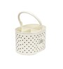 White  Galvanized iron cutlery holder