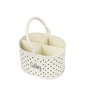 White  Galvanized iron cutlery holder