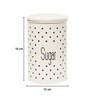 Ivory Galvanised Iron 1000ml Sugar Storage Jar