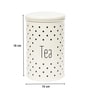 Ivory Galvanised Iron 1000ml Tea Storage Jar