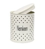 Ivory Galvanised Iron 1400ml Namkeen Storage Jar