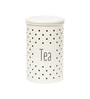 White 1 Ltr Galvanized iron Set of 2 Metal Continers