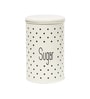 White 1 Ltr Galvanized iron Set of 2 Metal Continers