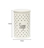 White 1 Ltr Galvanized iron Set of 2 Metal Continers