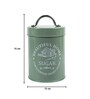 Green Mild Steel 850ml Sugar Storage Jar