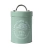 Green Mild Steel  Tea & Sugar Jar (Each 850 Ml),Biscuits & Namkeen Jar (Each 1300 Ml)
