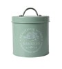 Green Mild Steel  Tea & Sugar Jar (Each 850 Ml),Biscuits & Namkeen Jar (Each 1300 Ml)