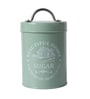 Green Mild Steel  Tea & Sugar Jar (Each 850 Ml),Biscuits & Namkeen Jar (Each 1300 Ml)