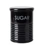 Black Galvanised Iron  Tea & Sugar Jar (Each 900 Ml),Biscuits & Namkeen Jar (Each 1700 Ml)
