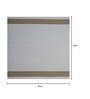 Market99 Off White Color (1 Pack) Table Runner with (6 Pack) Placemats