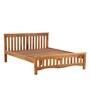 Marko King Size Bed in Honey Finish