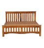 Marko King Size Bed in Honey Finish