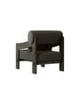 Marlow Sheesham Wood Lounge Chair In Dark Grey Color