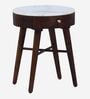 Marmor Sheesham Wood Bedside Table in Scratch Resistant Provincial Teak Finish With Drawer