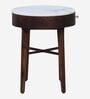 Marmor Sheesham Wood Bedside Table in Scratch Resistant Provincial Teak Finish With Drawer