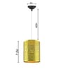 Marmor Gold Metal Hanging Light