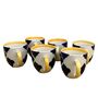 Maroccon Blue Ceramic  (Set Of 6) Tea Cup