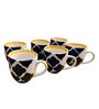 Maroccon Blue Ceramic  (Set Of 6) Tea Cup