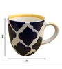 Maroccon Blue Ceramic  (Set Of 6) Tea Cup