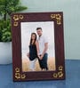 Maron Hand Painted Single Photo Frame
