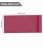 Maroon & Dark Green Soft Cotton 500 GSM Solid Bath Towel Pack Of 4