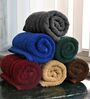 Multicolor Cotton Solid 550 GSM 6 Pcs Hand Towels