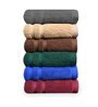 Multicolor Cotton Solid 550 GSM 6 Pcs Hand Towels