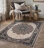 Maroon Silk 5 X 3 Feet Abstract  Rectangle Carpet