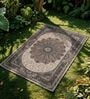 Maroon Silk 5 X 3 Feet Abstract  Rectangle Carpet
