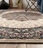Maroon Silk 6 X 4 Feet Abstract  Rectangle Carpet