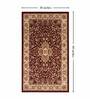Maroon Traditional 3 ft x5 ft Carpet