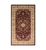 Maroon Traditional 3 ft x5 ft Carpet