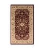 Maroon  Traditional 4 ft x6 ft Carpet
