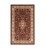 Maroon  Traditional 4 ft x6 ft Carpet