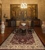 Maroon  Traditional 4 ft x6 ft Carpet