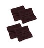 Maroon 100% Cotton 400 Gsm Face Towel 4 Pc