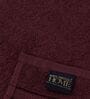 Maroon 100% Cotton 400 Gsm Face Towel 4 Pc